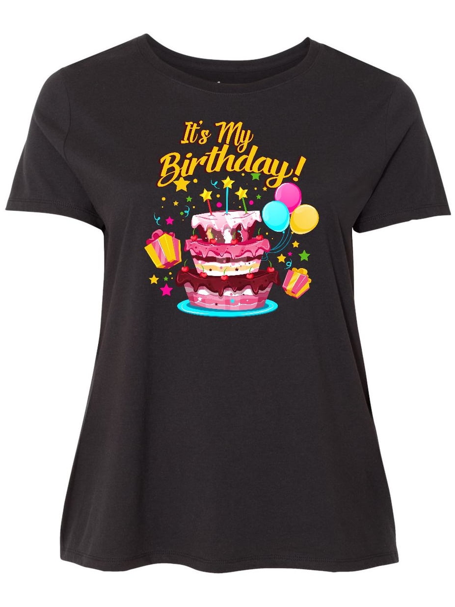 Birthday Women's Plus Size T-Shirt ...